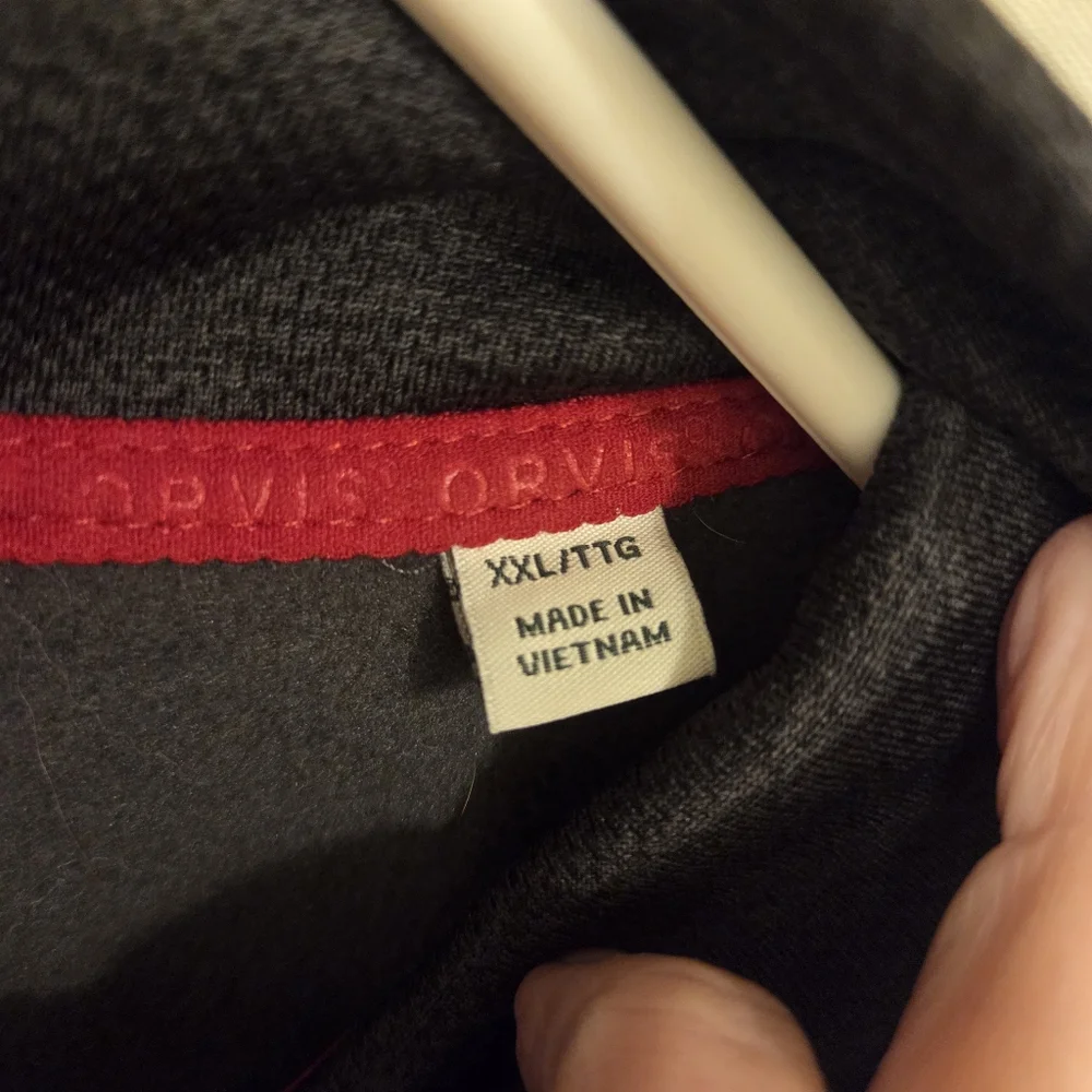Orvis Classic Collection Fleece Lined Full Zip Dark Gray Jacket Sz Mens XXL‎